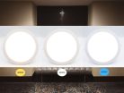 LED beépíthető panel Ø300x19mm 24W 3000K-4000K-6000K IP20 - LPL135