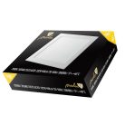 Beépíthető négyzet alakú LED panel 6W, 410 lm, 2800K meleg fehér, IP20, 120x120x19 mm - LPL211