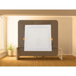   Beépíthető négyzet alakú LED panel 18W, 1510 lm, 2800K meleg fehér, IP20, 225x225x19 mm - LPL214
