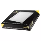 Beépíthető négyzet alakú LED panel 18W, 1510 lm, 2800K meleg fehér, IP20, 225x225x19 mm - LPL214