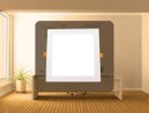 Beépíthető négyzet alakú LED panel 18W, 1510 lm, 2800K meleg fehér, IP20, 225x225x19 mm - LPL214