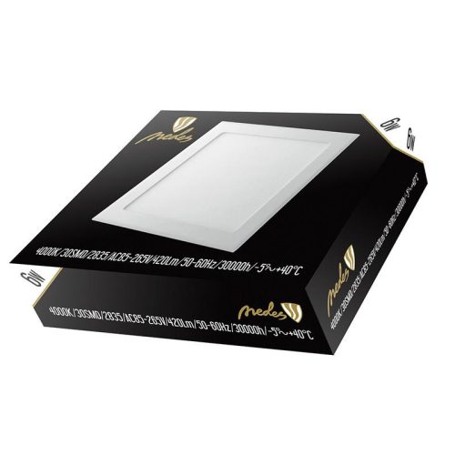 LED panel 6W / PS / SMD / 4000K / WH - LPL221
