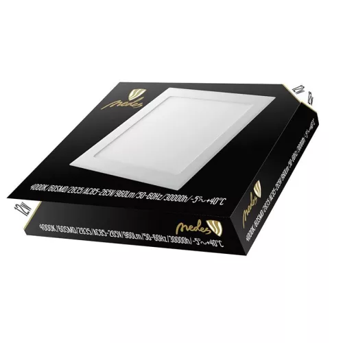 LED panel 12W / PS / SMD / 4000K / WH - LPL223