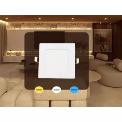   LED beépíthető panel 120x120x19mm 6W 3000K-4000K-6000K IP20 - LPL231