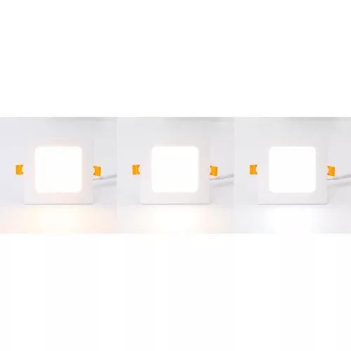 LED beépíthető panel 6W, 590 lm, 3000K-6500K, opál búra, AL anyag, WLAN+BT - LPL231W