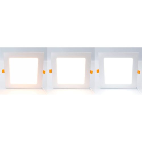LED beépíthető panel 12W, 1200 lm, 3000K-6500K, opál búra, AL anyag, WLAN+BT - LPL233W