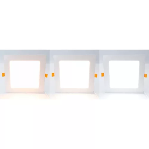 LED beépíthető panel 12W, 1200 lm, 3000K-6500K, opál búra, AL anyag, WLAN+BT - LPL233W
