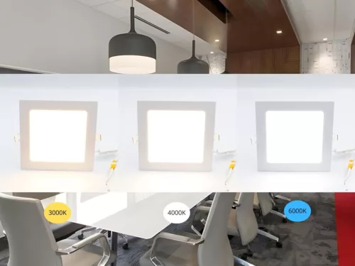 LED beépíthető panel 170x170x19mm 12W 3000K-4000K-6000K IP20 - LPL233