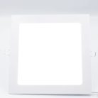 LED beépített panel 18W, 1520 lm, 3000K–6000K, IP20, opál búra, fehér alu – LPL234