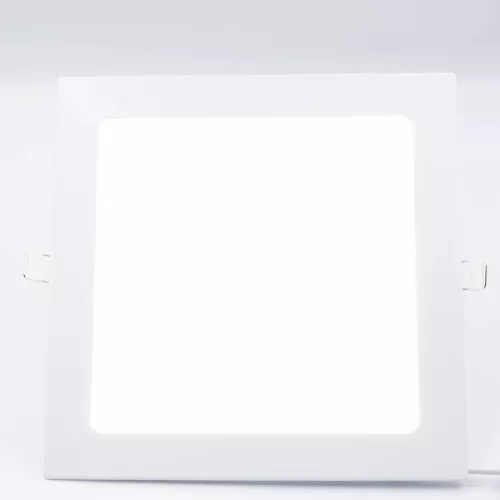 LED beépített panel 18W, 1520 lm, 3000K–6000K, IP20, opál búra, fehér alu – LPL234