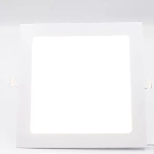 LED beépített panel 18W, 1520 lm, 3000K–6000K, IP20, opál búra, fehér alu – LPL234