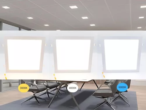 LED beépíthető panel 300x300x19mm 24W 3000K-4000K-6000K IP20 - LPL235