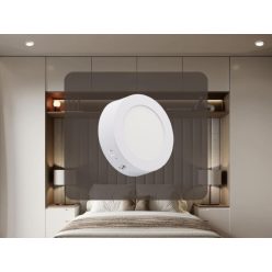 LED felületi panel 6W, Ø120x35mm, IP20, 4000K LPL321