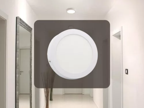 LED panel 12W, 4000K természetes fehér, Ø172x35 mm, IP20 - LPL323