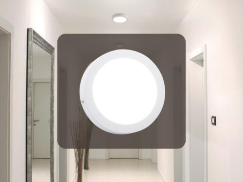 LED panel 12W, 4000K természetes fehér, Ø172x35 mm, IP20 - LPL323