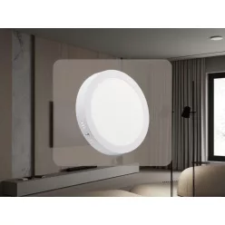   LED panel 18W, 4000K természetes fehér, Ø225x35 mm, IP20 - LPL324