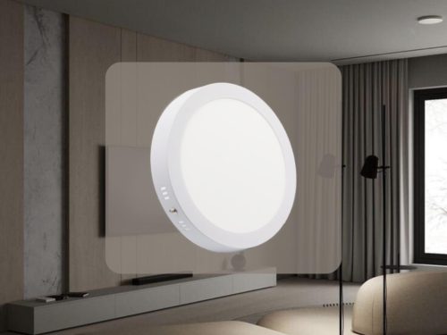 LED panel 18W, 4000K természetes fehér, Ø225x35 mm, IP20 - LPL324