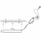 LED panel 18W, 4000K természetes fehér, Ø225x35 mm, IP20 - LPL324