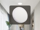 LED panel 24W, 4000K természetes fehér, Ø300x35 mm, IP20 - LPL325
