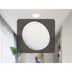   LED panel 24W, 4000K természetes fehér, Ø300x35 mm, IP20 - LPL325