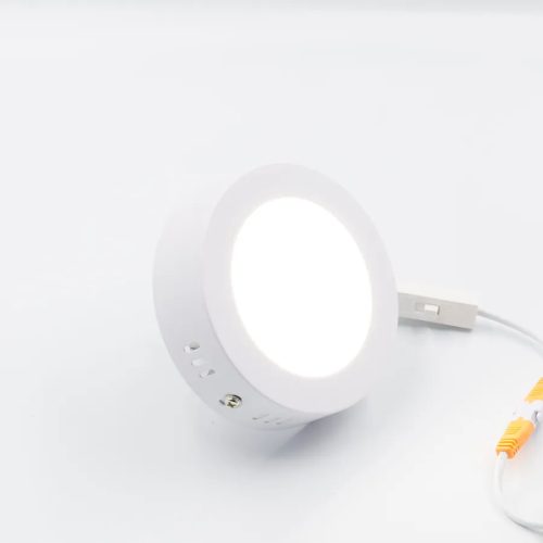 LED panel felületi Ø120mm 6W 3000K-4000K-6000K IP20 - LPL331