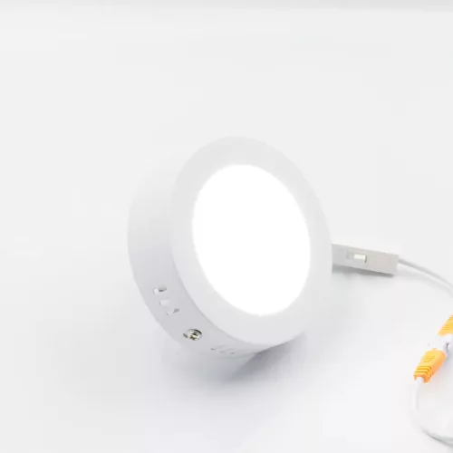 LED panel felületi Ø120mm 6W 3000K-4000K-6000K IP20 - LPL331