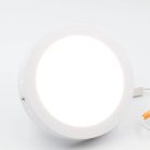 LED felületi panel 12W, 960 lm, 3000K–6000K, IP20, opál búra, fehér alu – LPL333