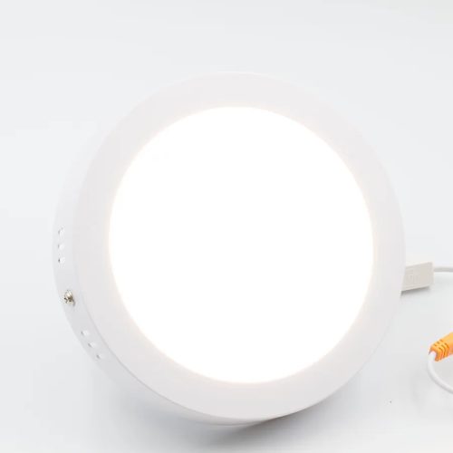 LED felületi panel 12W, 960 lm, 3000K–6000K, IP20, opál búra, fehér alu – LPL333