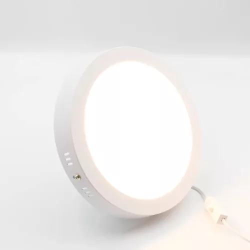 LED felületi panel 18W, 1520 lm, 3000K–6000K, IP20, opál búra, fehér alu – LPL334