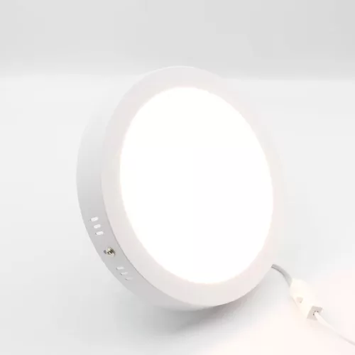 LED felületi panel 18W, 1520 lm, 3000K–6000K, IP20, opál búra, fehér alu – LPL334