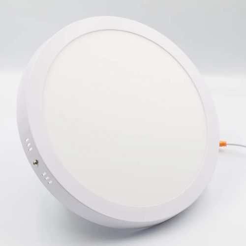 LED felületi panel 24W, 1850 lm, 3000K–6000K, IP20, opál búra, fehér alu – LPL335