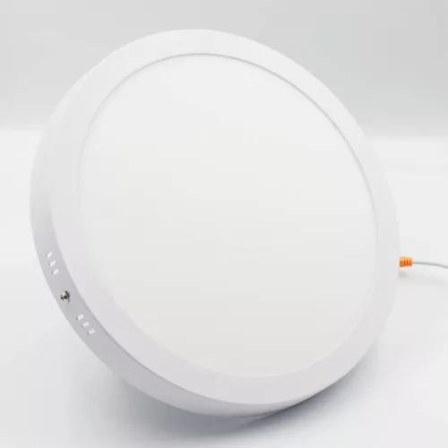 LED felületi panel 24W, 1850 lm, 3000K–6000K, IP20, opál búra, fehér alu – LPL335