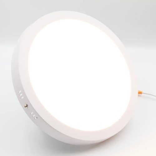 LED felületi panel 24W, 1850 lm, 3000K–6000K, IP20, opál búra, fehér alu – LPL335
