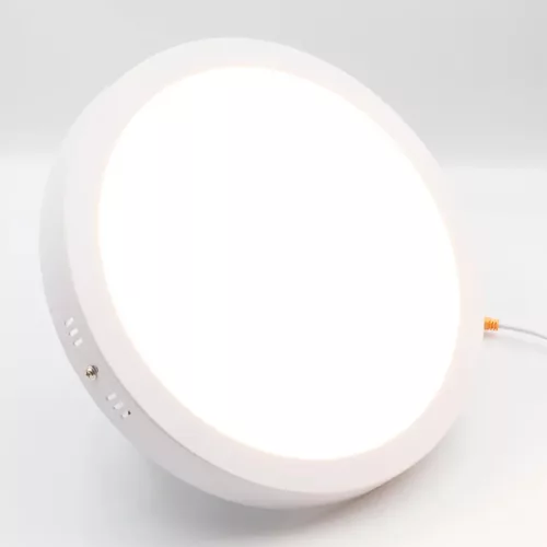 LED felületi panel 24W, 1850 lm, 3000K–6000K, IP20, opál búra, fehér alu – LPL335