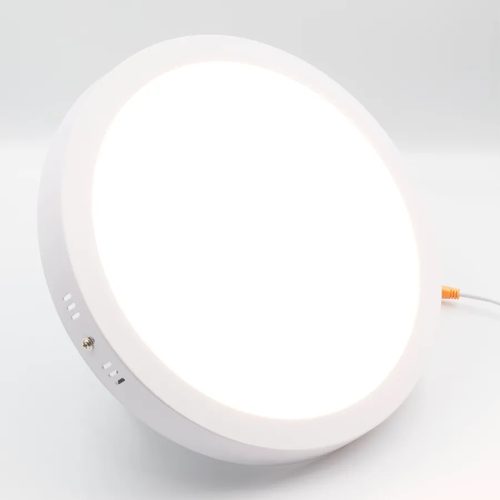 LED felületi panel 24W, 1850 lm, 3000K–6000K, IP20, opál búra, fehér alu – LPL335