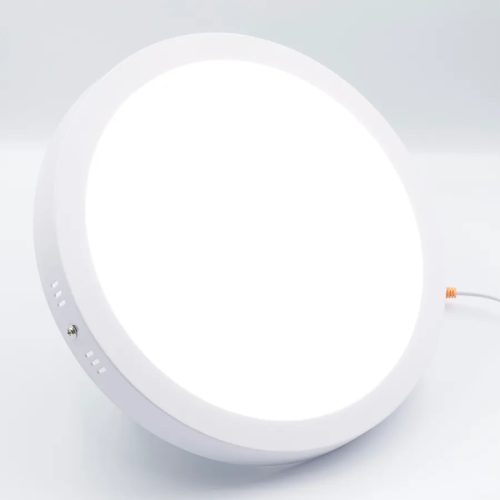 LED felületi panel 24W, 1850 lm, 3000K–6000K, IP20, opál búra, fehér alu – LPL335