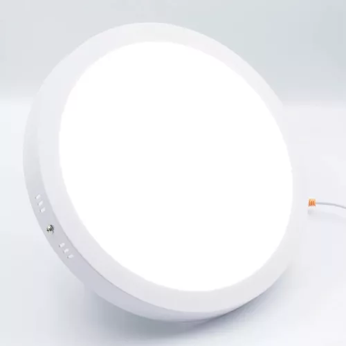 LED felületi panel 24W, 1850 lm, 3000K–6000K, IP20, opál búra, fehér alu – LPL335