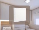 LED panel 18W, 4000K természetes fehér, 225x225x35 mm, IP20 - LPL424