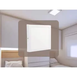   LED panel 18W, 4000K természetes fehér, 225x225x35 mm, IP20 - LPL424