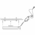 LED panel 24W, 4000K semleges fehér, 300x300x35 mm, IP20 - LPL425