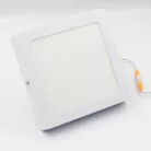 LED felületi panel 12W, 960 lm, 3000K–6000K, IP20, opál búra, fehér alu – LPL433