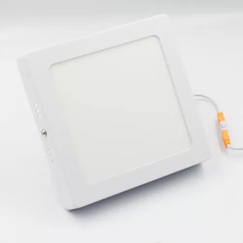 LED felületi panel 12W, 960 lm, 3000K–6000K, IP20, opál búra, fehér alu – LPL433