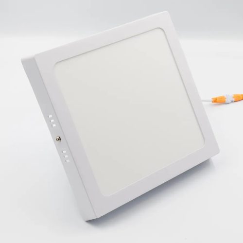 LED felületi panel 18W, 1520 lm, 3000K–6000K, IP20, opál búra, fehér alu – LPL434