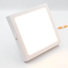 LED felületi panel 18W, 1520 lm, 3000K–6000K, IP20, opál búra, fehér alu – LPL434
