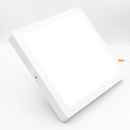 LED felületi panel 24W, 1850 lm, 3000K–6000K, IP20, opál búra, fehér alu – LPL435