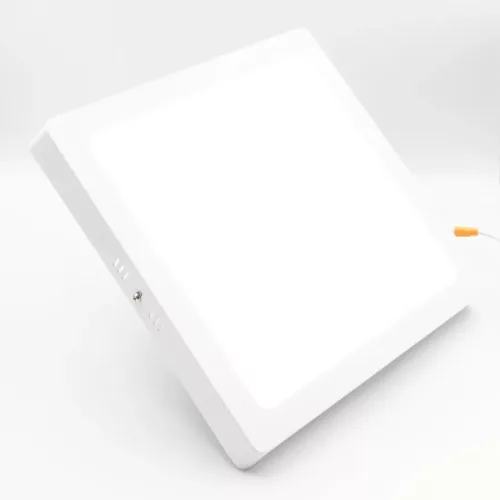 LED felületi panel 24W, 1850 lm, 3000K–6000K, IP20, opál búra, fehér alu – LPL435