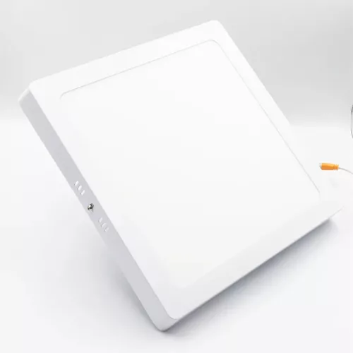 LED felületi panel 24W, 1850 lm, 3000K–6000K, IP20, opál búra, fehér alu – LPL435