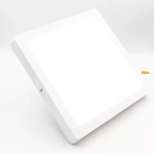 LED felületi panel 24W, 1850 lm, 3000K–6000K, IP20, opál búra, fehér alu – LPL435