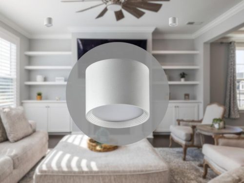 LED mennyezeti lámpa 12W 4000K 1020lm fehér alumínium LPL522