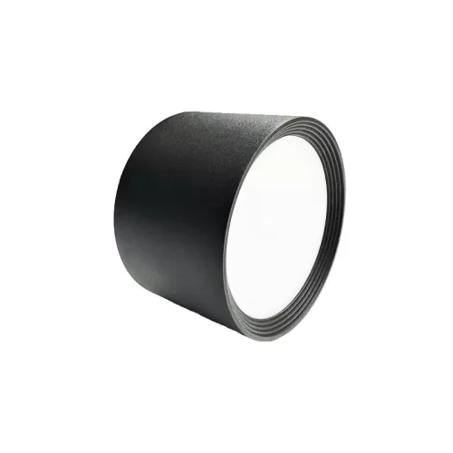 LED mennyezeti lámpa 12W 4000K 1020lm fekete alumínium LPL522B